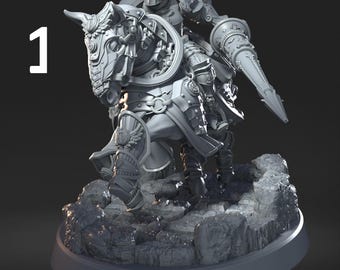 Fantasy Battle D&D Human Knights - RN Estudio