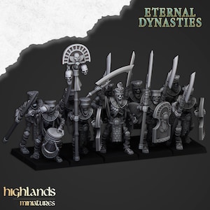 Highlands Miniatures Eternal Dynasties Ancient Guard Fantasy Battles
