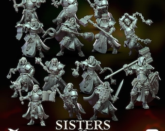 Punga Sisters of Faith Warband - Fantasy Skirmish Battles