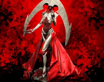 Crazy Sculptor Elesh Norn Statue