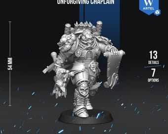 Artel W Unforgiving Chaplain Fantasy Sci-Fi
