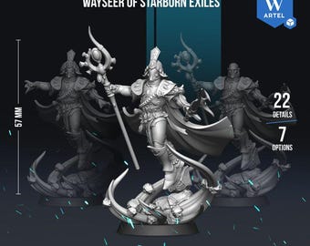 Artel W Wayseer of the Starborn Exiles Fantasy Sci-Fi Space Elves