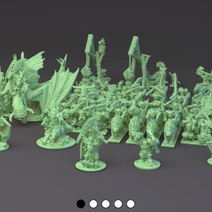 10mm Fantasy Battle Orcs and Goblins by Greenskin Miniatures