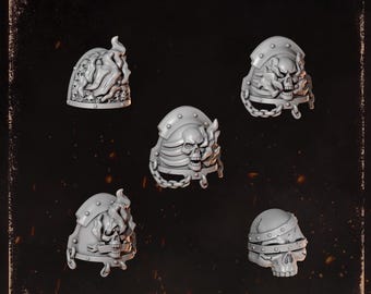 Greytide Studios Cursed Company Shoulder Pad Bits Fantasy Sci-Fi