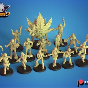 Calaverd3D Flower Power Elves Fantasy Football Team