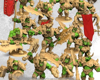 Sculptooner Warcraft Thematic Orc Grunts - Fantasy Battles