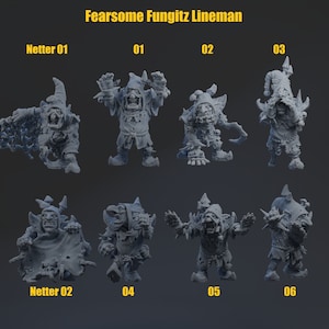 Brutefun Fearsome Fungitz Goblin Fantasy Football Team