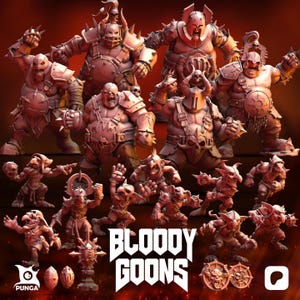 Punga Bloody Goons Ogre Fantasy Football Team