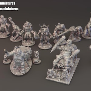10mm Fantasy Battle Ogre Kingdom Army by Greenskin Miniatures
