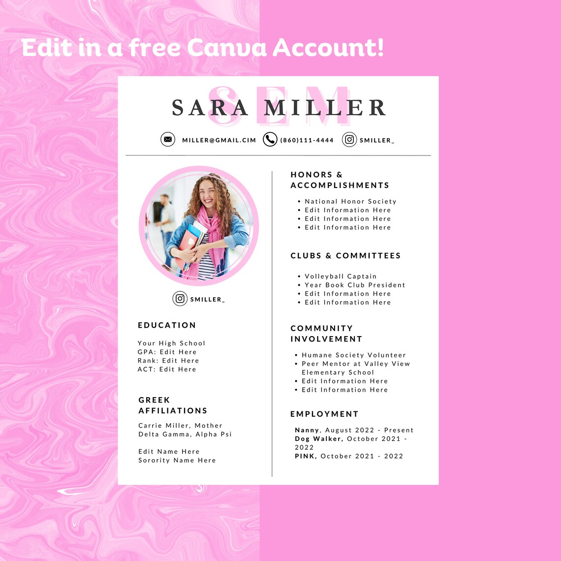 Sorority Resume Template Sorority - Il 1140xN.5069679387 Md7f 