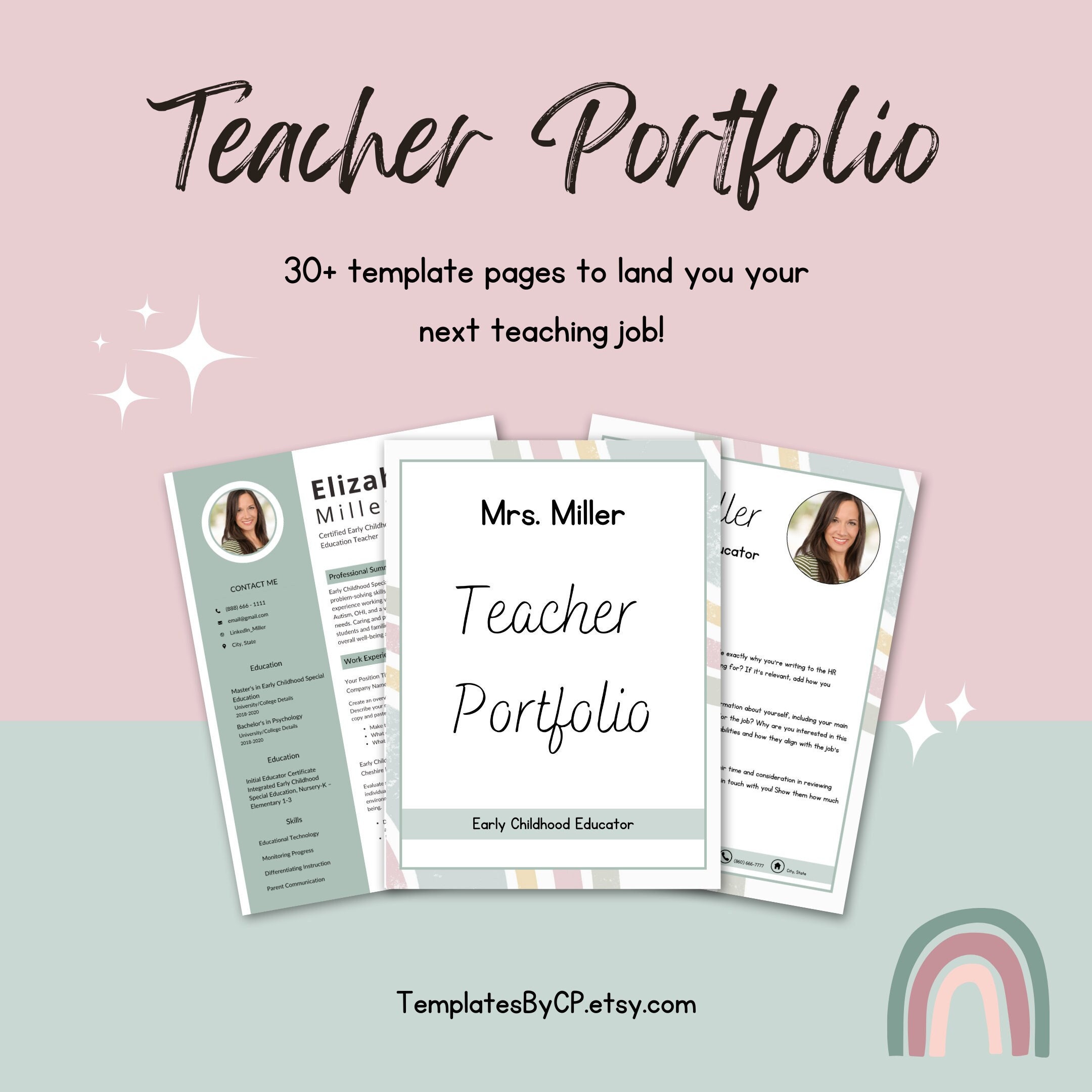 Teacher Portfolio Teacher Portfolio Template Educational Portfolio teacher-portfolio-teacher-portfolio-template-educational-portfolio