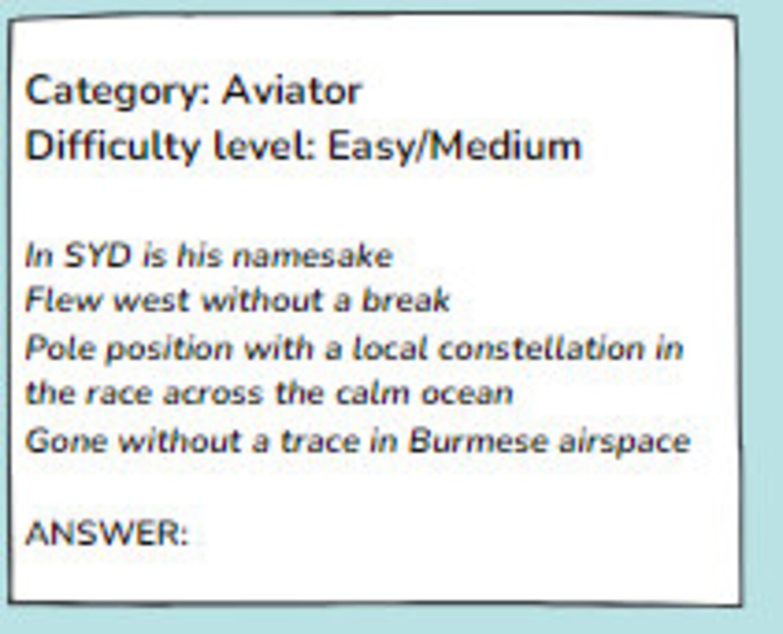 Aviation Themed Games Night Activities for Adults Team Building ...