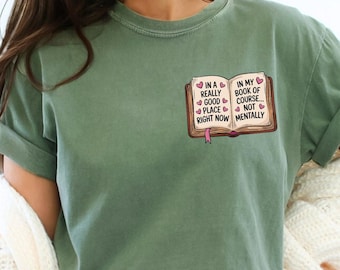 Comfort Colors Bookish Graphic Tee, Book Lover Gift
