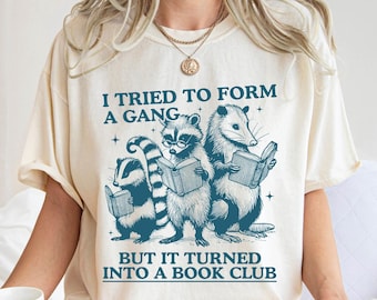 Comfort Colors Funny Book Club Shirt: Retro Librarian, Bookworm