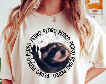 Pedro Raccoon Graphic T-Shirt: Retro 90s Meme Tee