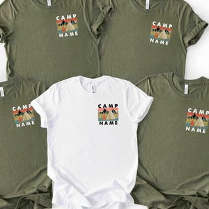 Custom Camping Tshirt, Customized Camp Walden Shirt, Parent Trap Shirt, Bachelorette Camp Party, Bachelorette Theme, Nature Lover Gifts