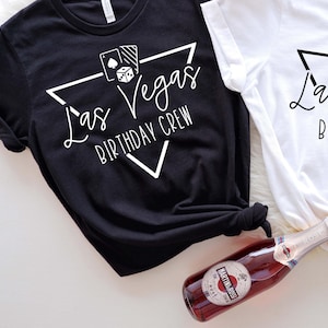 Las Vegas Birthday Trip Shirt: Gambler Party Vacation Tee