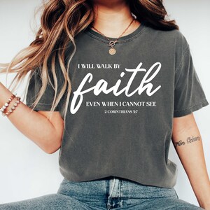 Comfort Colors® Religious Shirt, Christian Comfort Colors Shirt, Bible Verse Shirt, Womens Christian Tshirts, Faith Shirts, Religious Gifts