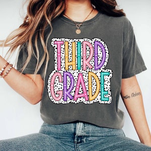Comfort Colors® Third Grade Teacher T-shirt,3rd Grade T-Shirt,First Grade Teacher,Third Grade Shirt,Back to School Shirt, Third Grade TShirt