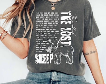Parable of the Lost Sheep Shirt - Christian Comfort Colors Tee