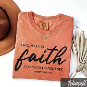 Comfort Colors® Religious Shirt, Christian Comfort Colors Shirt, Bible Verse Shirt, Womens Christian Tshirts, Faith Shirts, Religious Gifts
