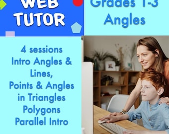 Angles Pre-Recorded Video Sessions, Audio Slides & Handouts PRE GCSE Approx Year8/9 (also suitable for those preparing for Foundation GCSE)