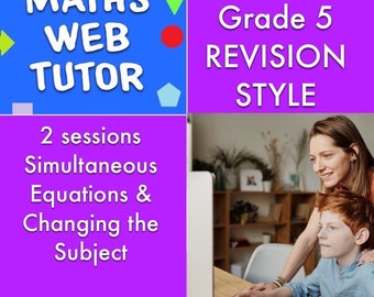 GCSE Changing the Subject and Simultaneous Equations (2 Sessions) (Grade 5 Content, Revision Style) Recorded Video Maths Course