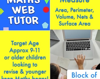 Measure: Area, Perimeter, Volume & Nets Upper Key Stage 2 Approx ages 9-11