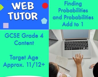 Probability Target Year 7 Mini Block (Contains 2 Sessions, Suitable Upper KS2/KS3 up) Recorded Video Maths Course