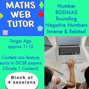 Number Pre-Recorded Sessions, Key Stage 3, Target Age Approx Year 7 (or younger ones looking to extend, older ones looking to review)