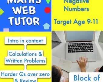 Negative Numbers Year 6/7 (Upper Key Stage 2 / Lower key Stage 3)