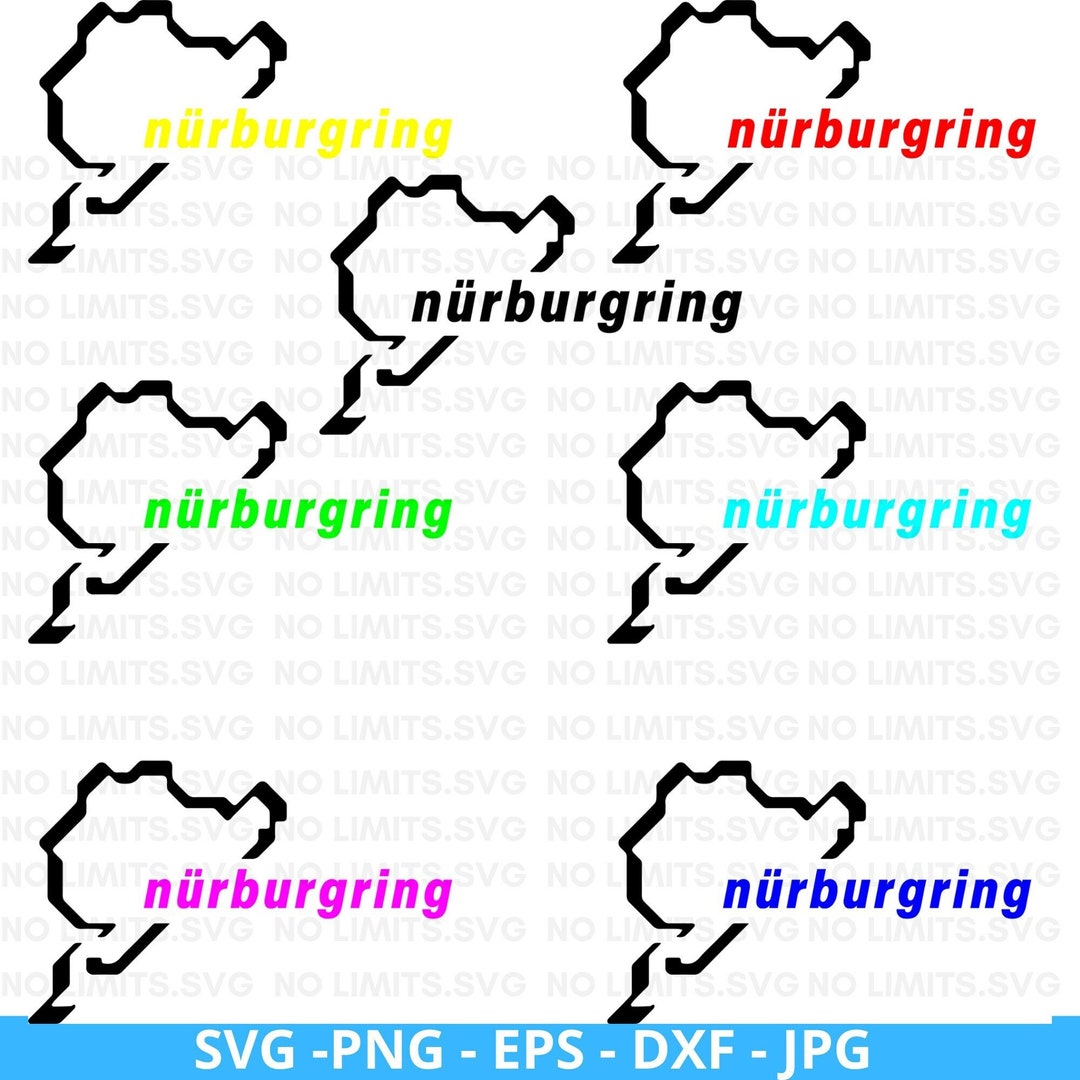 Nürburgring Svg Etsy