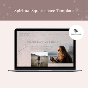 Spiritual Squarespace 7.1 Website Template: Human Design Coach