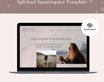 Spiritual Squarespace 7.1 Website Template: Human Design Coach