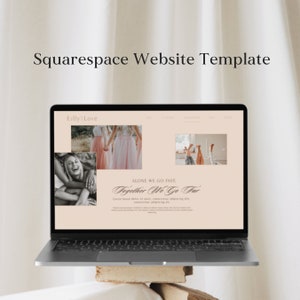 Squarespace Website Template for Spiritual Life Coaches - Squarespace 7.1 - Life Coaching & Business Coach Website Template