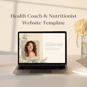 Health Coach Website Template for Nutrition Experts and Naturopaths  - Squarespace 7.1 - Health and Wellness Squarespace Template