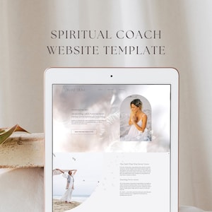 Squarespace Website Template: Spiritual Coach, Tarot, Astrologer (Squarespace 7.1)