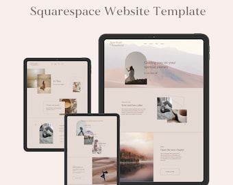 Squarespace 7.1 Website Template: Spiritual Life Coach & Wellness