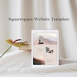 Squarespace Website Template for Spiritual Life Coaches - Squarespace 7.1 - Life Coaching & Business Coach Website Template