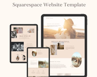 Squarespace 7.1 Website Template: Life & Business Coach