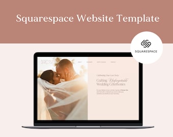 Modèle de site Web Squarespace pour les organisateurs de mariage et les célébrants de mariage - Squarespace 7.1