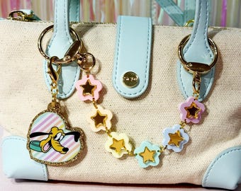 Mini dije de corazón de Plutón, dije para bolso de Stoney Clover Lane, regalo de Disney para adultos