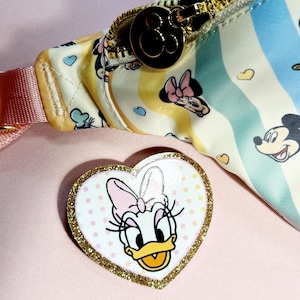 Heart Daisy Duck Strap Charm, Stoney Clover Lane Charm, Lululemon Strap Charm, Disney Fan