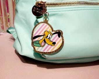 【送料&関税込】Miu Miu Multicolor Leather Keyring Authentic Vintage MIU MIU Leather Fringe Studs Flower