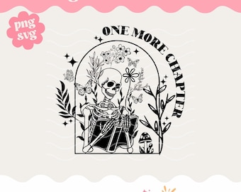 Reading Skeleton Svg,Book Svg Png,Book Lover Svg Png,Floral Book Svg,Reader PNG, Book Quotes Svg,Booktrovert Svg, Skeleton Digital File PNG