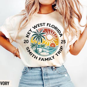Comfort Colors® Custom Family Beach Vacation Shirt, Family Name, Family Matching Shirts,Customized Family Trip T Shirt,Family Beach Trip Tee