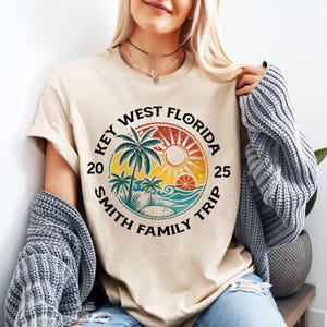 Custom Family Beach Vacation Shirt, Personalized Family Name, Family Matching Shirts, Customized Family Trip T Shirt,Family Beach Trip Shirt