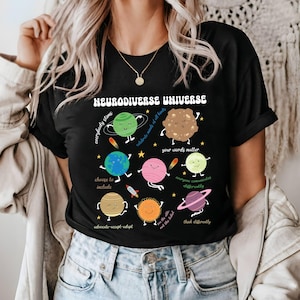 Autism Awareness Shirt, Neurodiverse Universe Shirt, Special Education Teacher T-Shirt, Space Neurodiversity Shirt, Sped Teacher Shirt, SLP