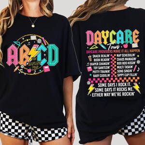 Comfort Colors® Daycare Teacher Shirt, Retro Daycare Tour Shirt, Childcare Provider Shirt, Daycare Worker Gift, Teacher Appreciation Gift