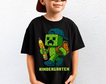 Personalized Gamer Back To School Shirt,Funny School Gamer Boys Shirt,First Day Of School Shirt,Kindergarten,1st,2nd,3rd,4th,5th Grade Shirt
